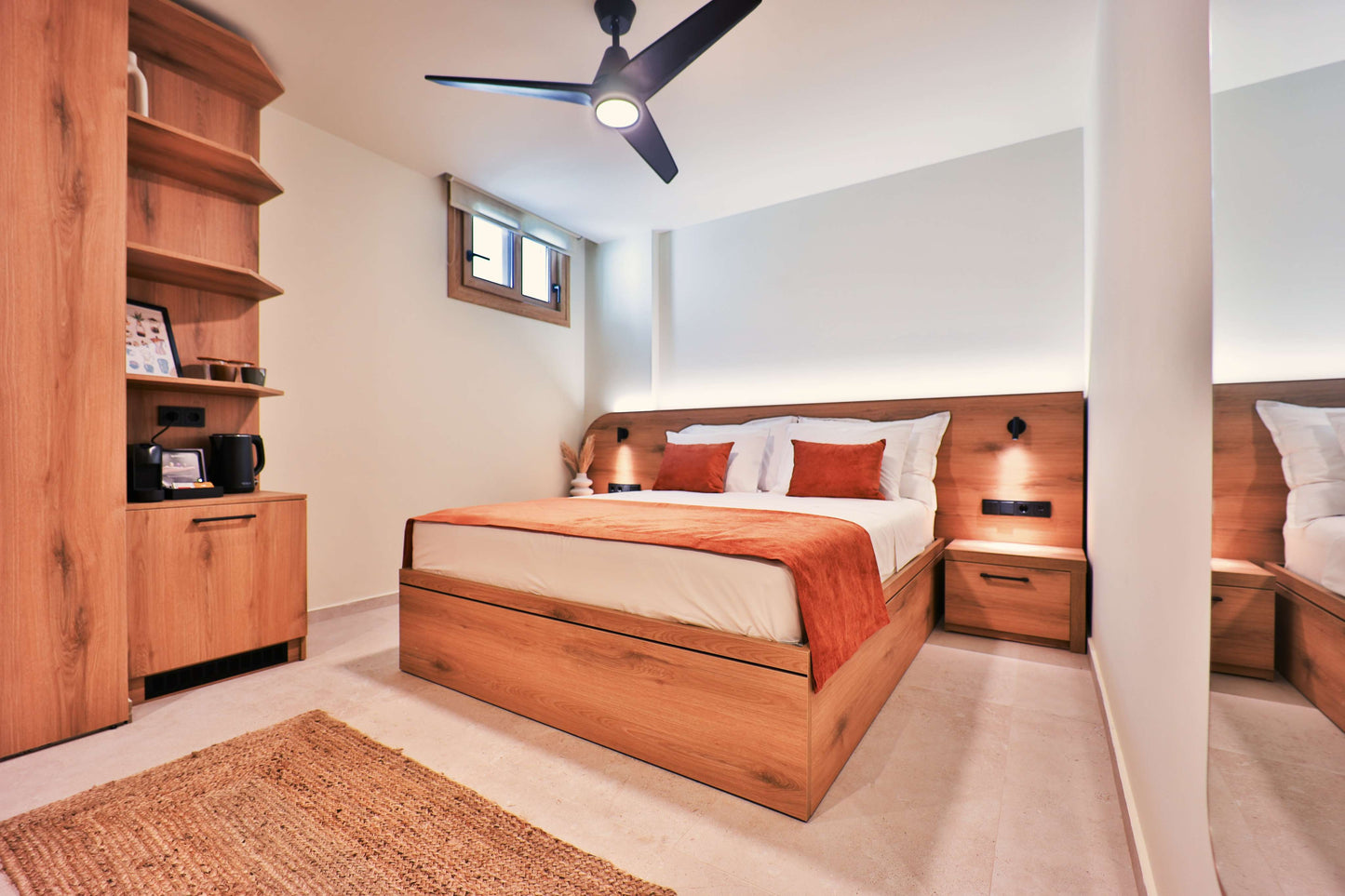 🌿 Double Room – Basement Level