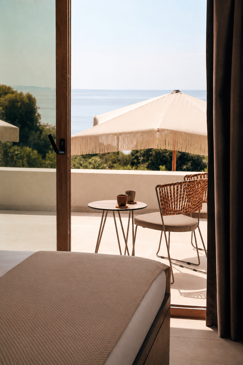 🌿 Double Rooms — Sea View